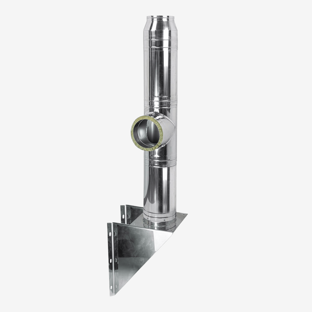 Cos de fum din inox izolat Suspendat Consola